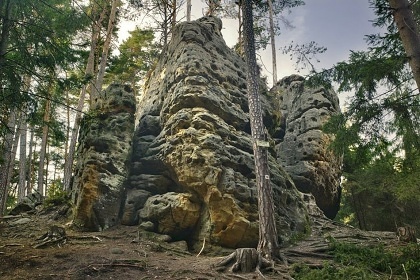 Toulovcovy Maštale - skalní bludiště