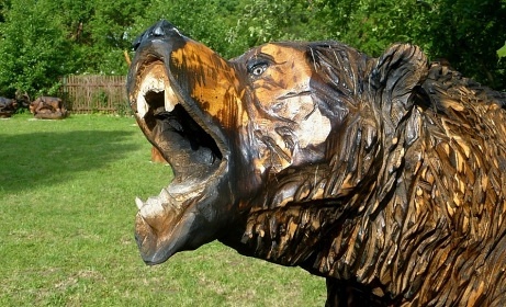 Expozice Ráj dřevěných soch - Ostravice