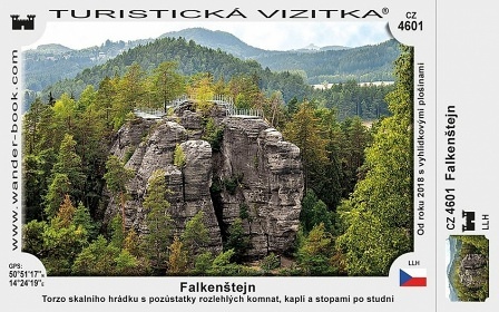 Zcenina hradu Falkentejn - Jetichovice