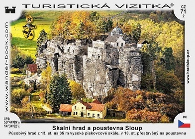 Skalní hrad a poustevna Sloup - Nový Bor